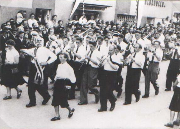 Bezirkmusikfest in Ulrichsberg 1954